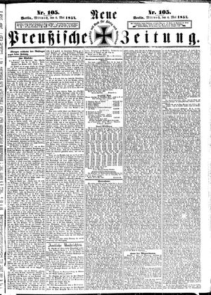 Neue preußische Zeitung vom 06.05.1857