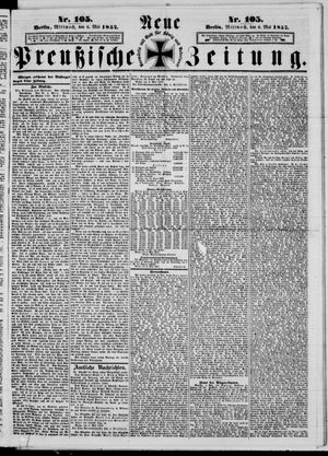 Neue preußische Zeitung vom 06.05.1857