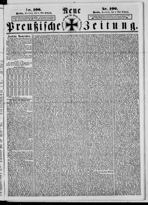 Neue preußische Zeitung vom 08.05.1857
