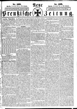 Neue preußische Zeitung vom 12.05.1857