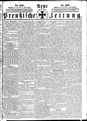Neue preußische Zeitung vom 15.05.1857