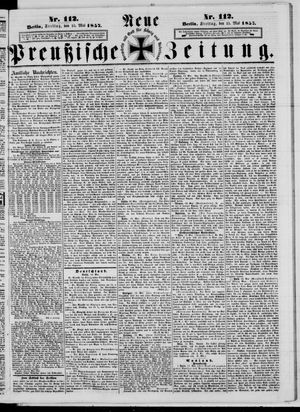 Neue preußische Zeitung vom 15.05.1857