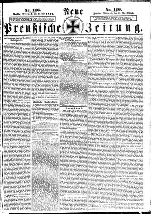 Neue preußische Zeitung vom 20.05.1857