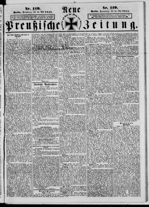 Neue preußische Zeitung vom 24.05.1857
