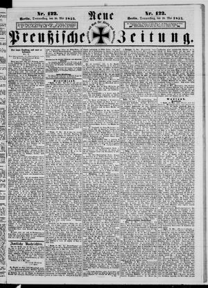 Neue preußische Zeitung vom 28.05.1857