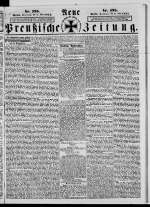 Neue preußische Zeitung vom 31.05.1857