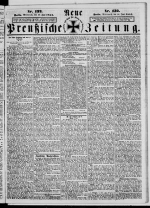 Neue preußische Zeitung vom 10.06.1857