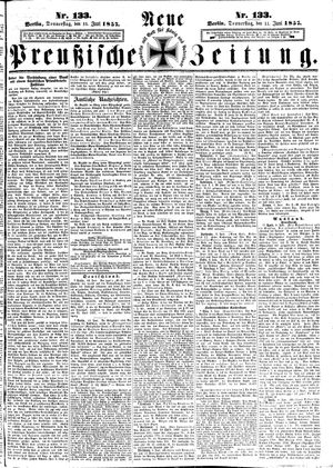 Neue preußische Zeitung vom 11.06.1857