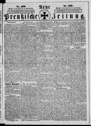 Neue preußische Zeitung vom 18.06.1857