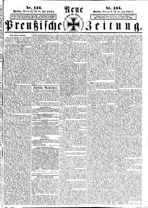 Neue preußische Zeitung vom 24.06.1857