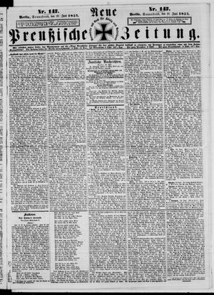 Neue preußische Zeitung vom 27.06.1857