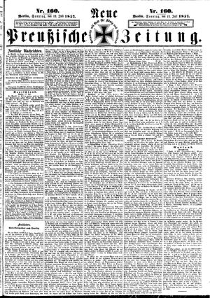 Neue preußische Zeitung vom 12.07.1857