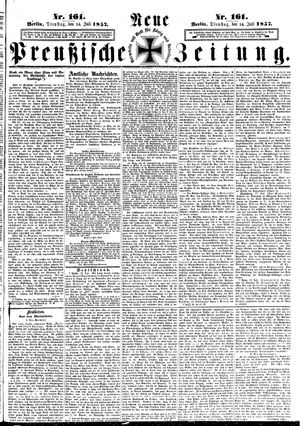 Neue preußische Zeitung vom 14.07.1857