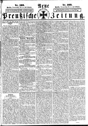 Neue preußische Zeitung vom 16.07.1857