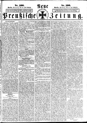 Neue preußische Zeitung vom 19.07.1857