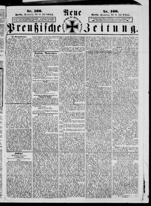 Neue preußische Zeitung vom 19.07.1857