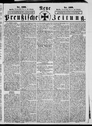 Neue preußische Zeitung vom 23.07.1857