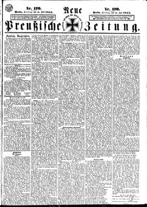 Neue preußische Zeitung vom 24.07.1857