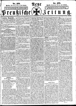 Neue preußische Zeitung vom 26.07.1857