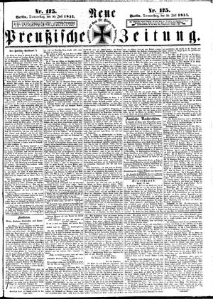 Neue preußische Zeitung vom 30.07.1857