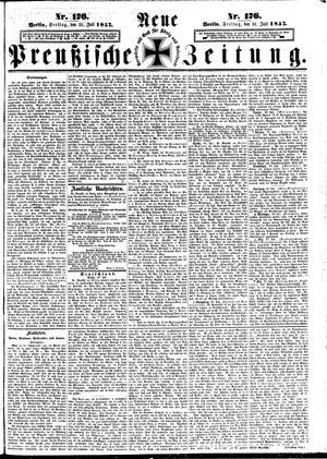 Neue preußische Zeitung vom 31.07.1857