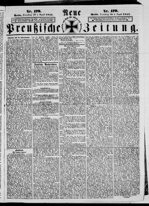 Neue preußische Zeitung vom 04.08.1857