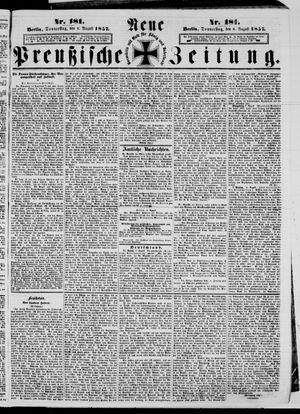 Neue preußische Zeitung vom 06.08.1857