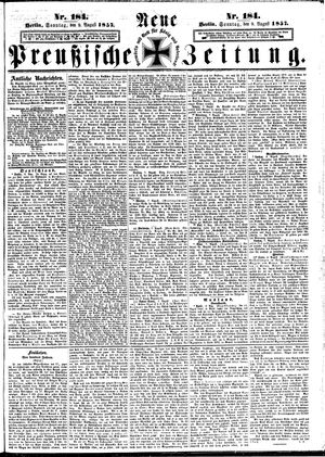 Neue preußische Zeitung vom 09.08.1857