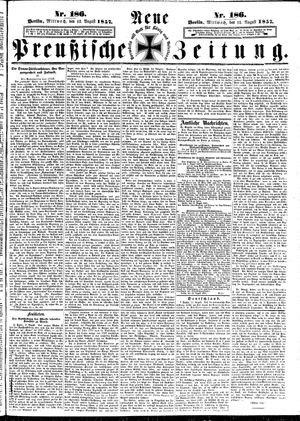 Neue preußische Zeitung vom 12.08.1857