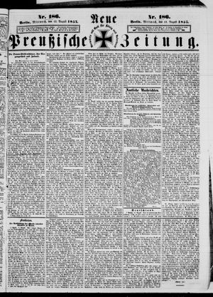 Neue preußische Zeitung vom 12.08.1857