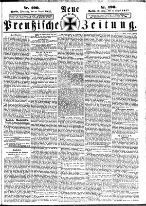 Neue preußische Zeitung vom 16.08.1857