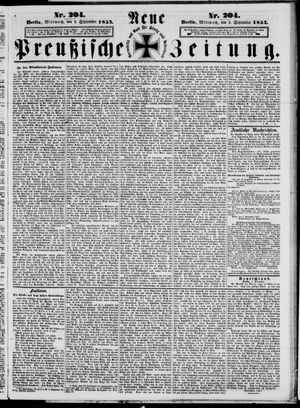 Neue preußische Zeitung on Sep 2, 1857