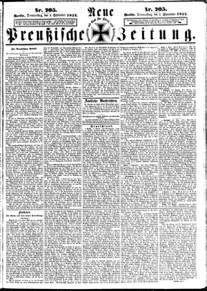 Neue preußische Zeitung vom 03.09.1857
