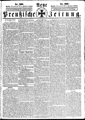 Neue preußische Zeitung vom 05.09.1857