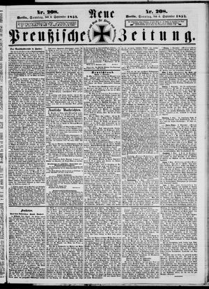 Neue preußische Zeitung vom 06.09.1857