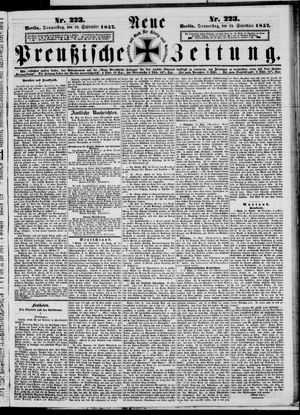 Neue preußische Zeitung vom 24.09.1857