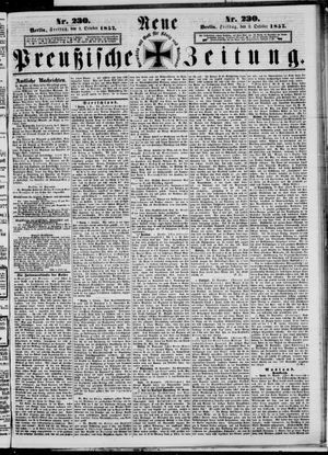 Neue preußische Zeitung vom 02.10.1857
