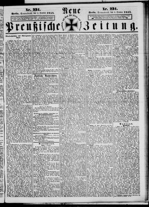 Neue preußische Zeitung vom 03.10.1857