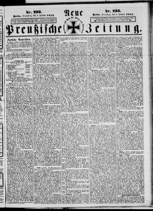 Neue preußische Zeitung vom 06.10.1857