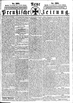 Neue preußische Zeitung vom 08.10.1857
