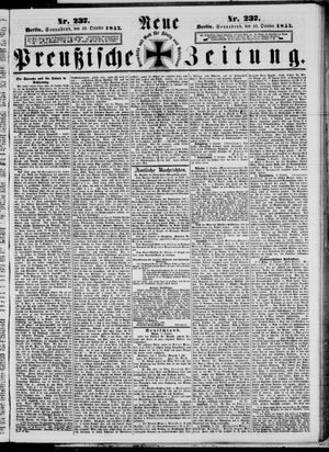 Neue preußische Zeitung vom 10.10.1857