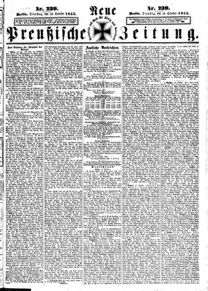 Neue preußische Zeitung vom 13.10.1857