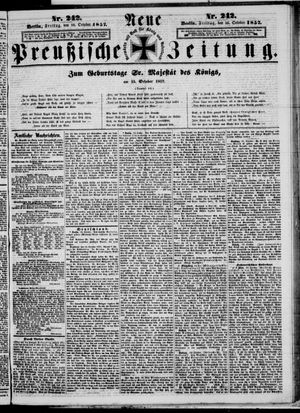 Neue preußische Zeitung vom 16.10.1857