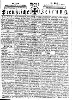 Neue preußische Zeitung on Oct 18, 1857