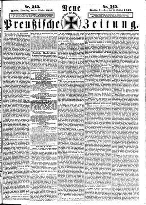 Neue preußische Zeitung vom 20.10.1857