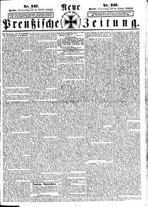Neue preußische Zeitung vom 22.10.1857