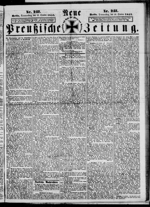 Neue preußische Zeitung vom 22.10.1857