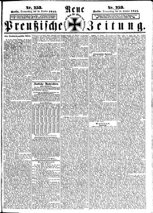 Neue preußische Zeitung vom 29.10.1857