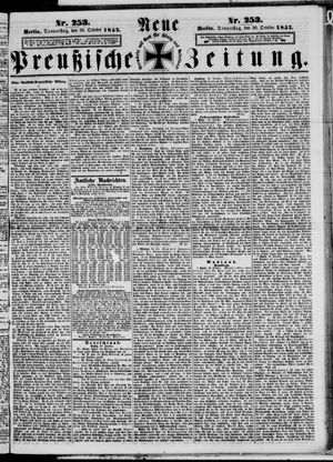 Neue preußische Zeitung vom 29.10.1857