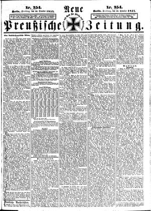 Neue preußische Zeitung vom 30.10.1857